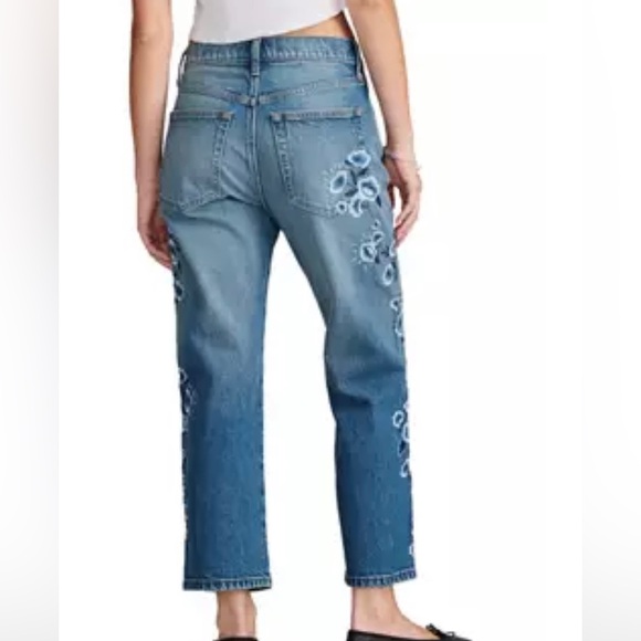 Lucky Brand Embroidered Jeans 8/29 - Picture 3 of 5
